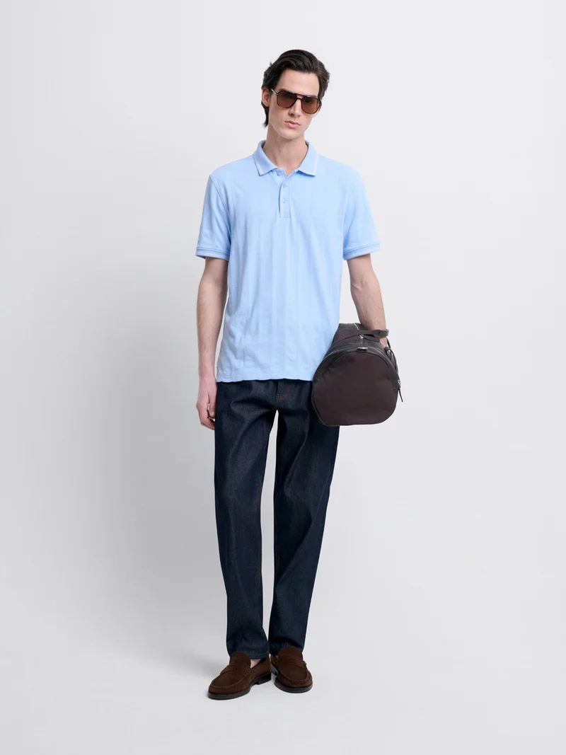 Polo col boutonné