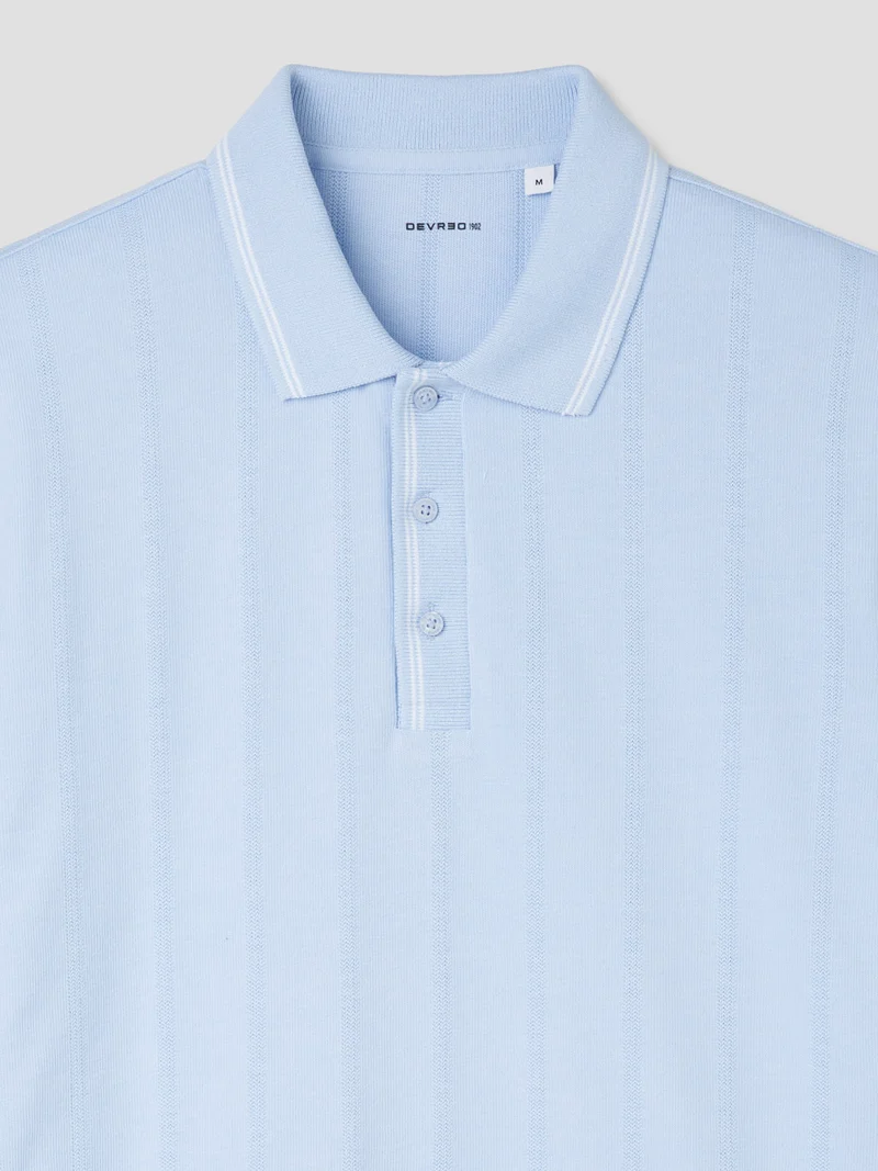 Polo col boutonné