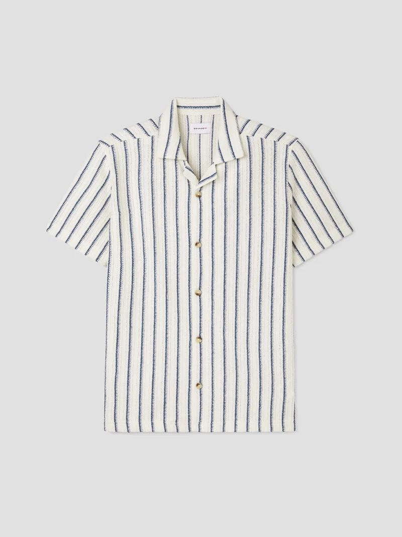 Chemise manches courtes rayé