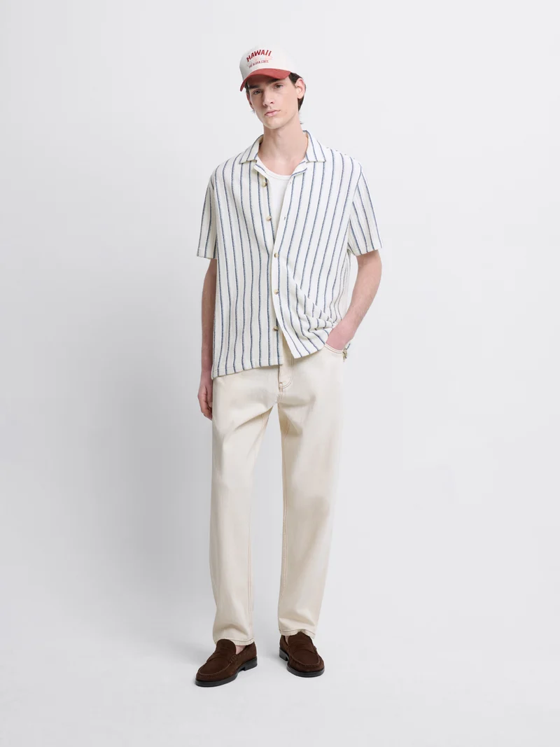 Chemise manches courtes rayé