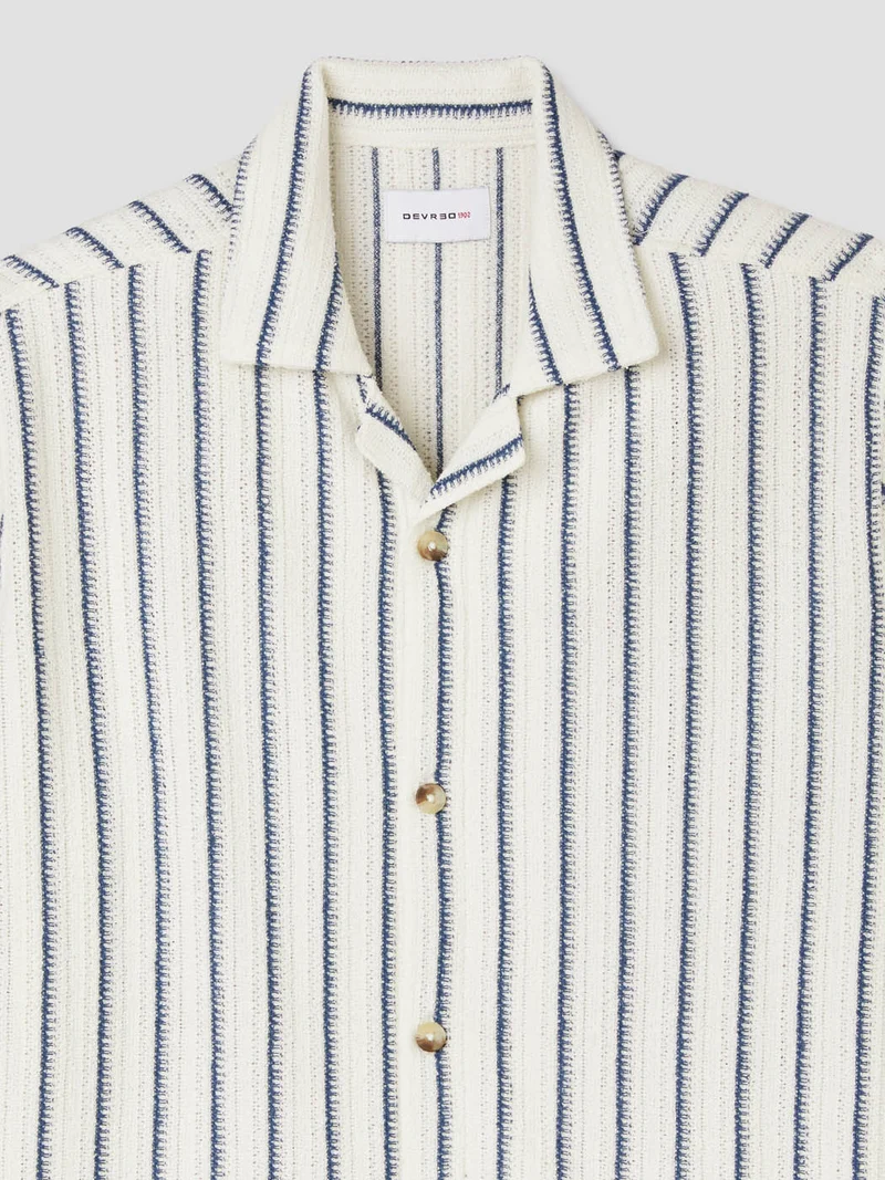 Chemise manches courtes rayé