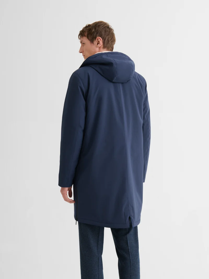 Parka déperlante à capuche sherpa
