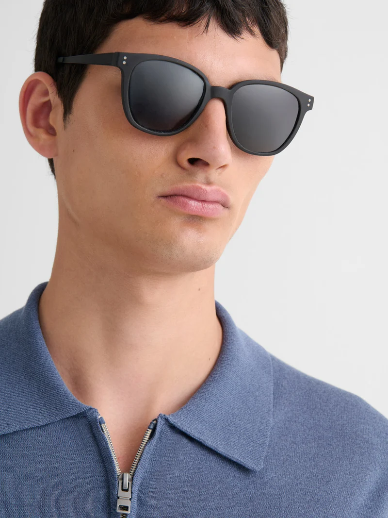 Polo zippé en jersey