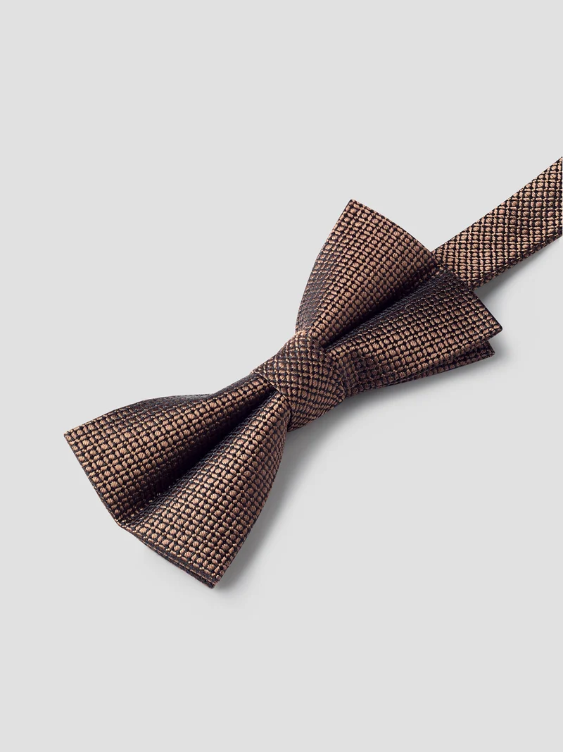 Nœud papillon en soie à motifs armuré