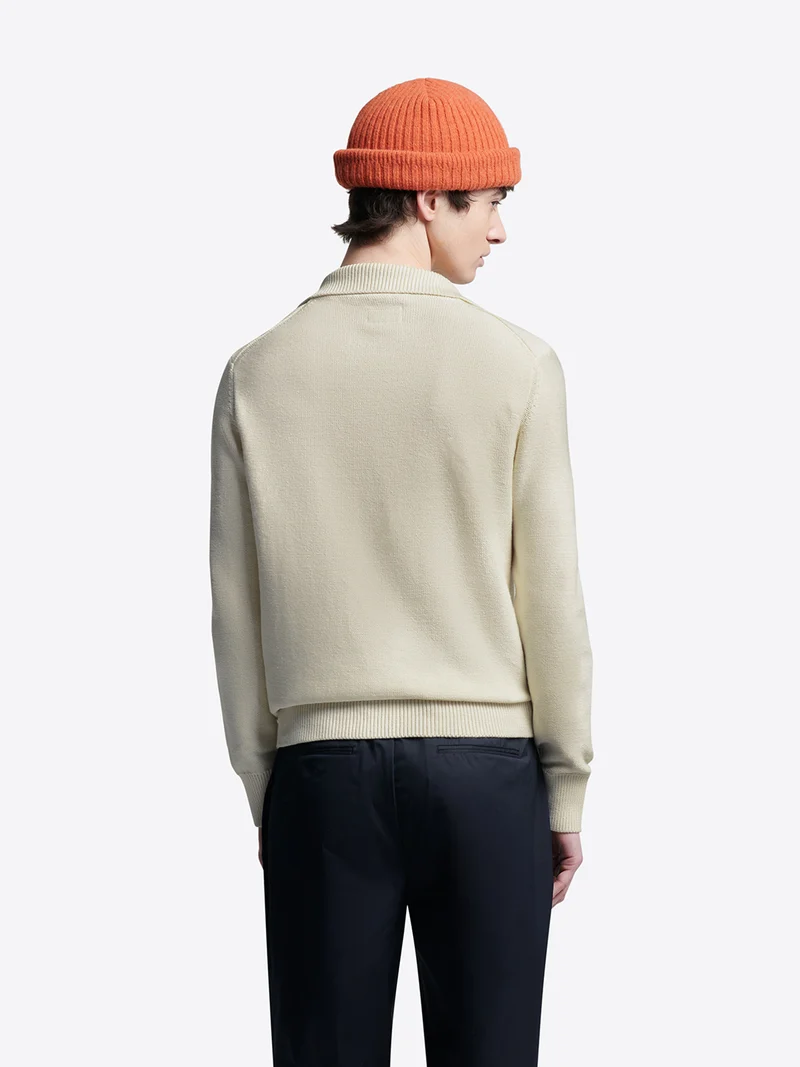 Pull col vareuse boutonné - L'atelier