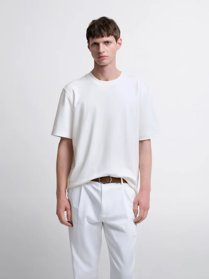 T-shirt col rond regular