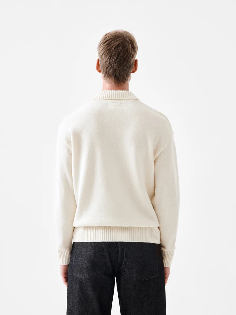 Pull double col polo ouvert - L'atelier