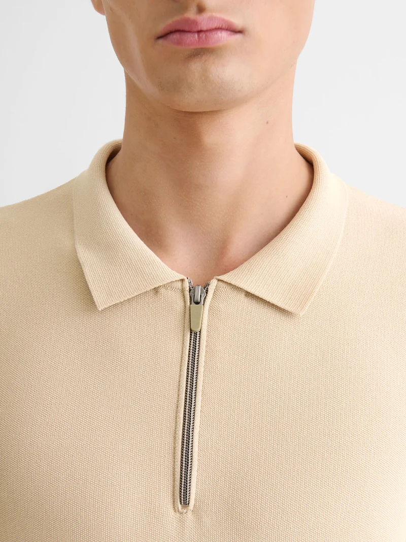 Polo col zippé