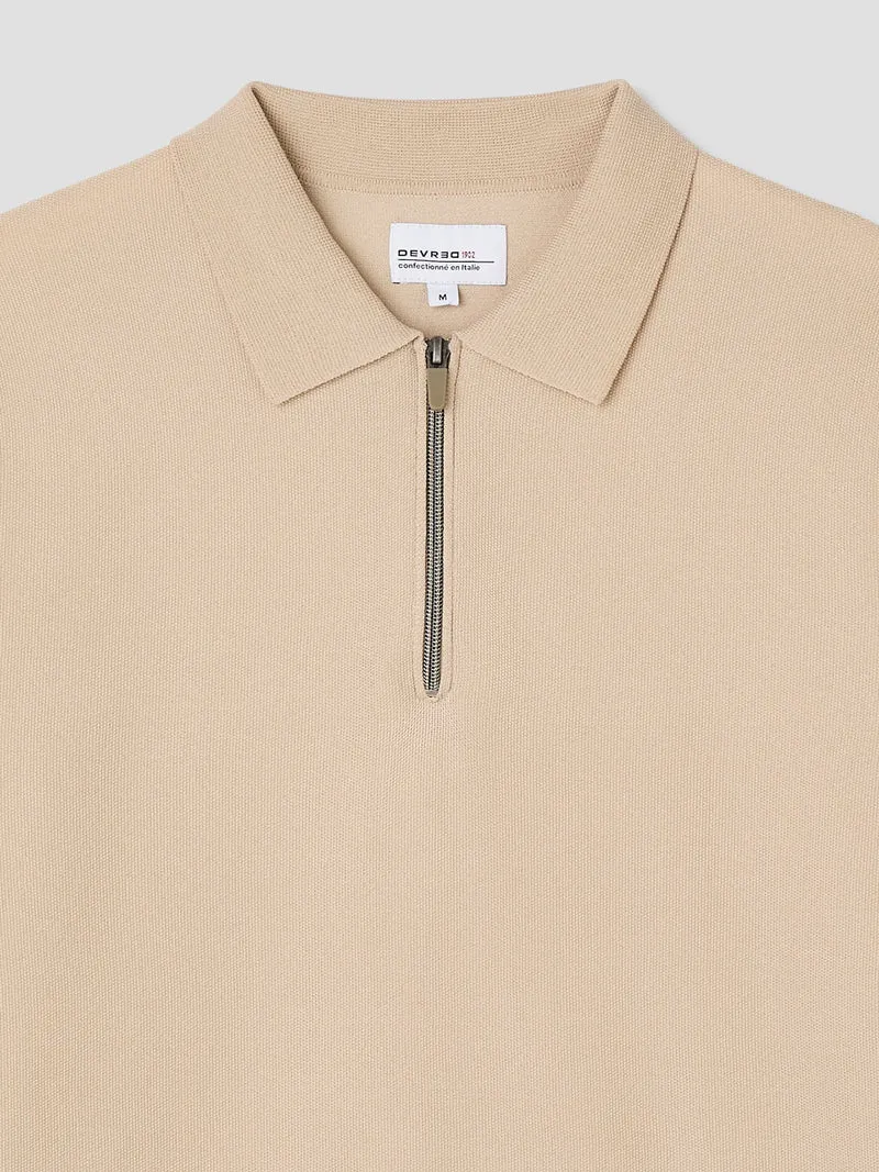Polo col zippé