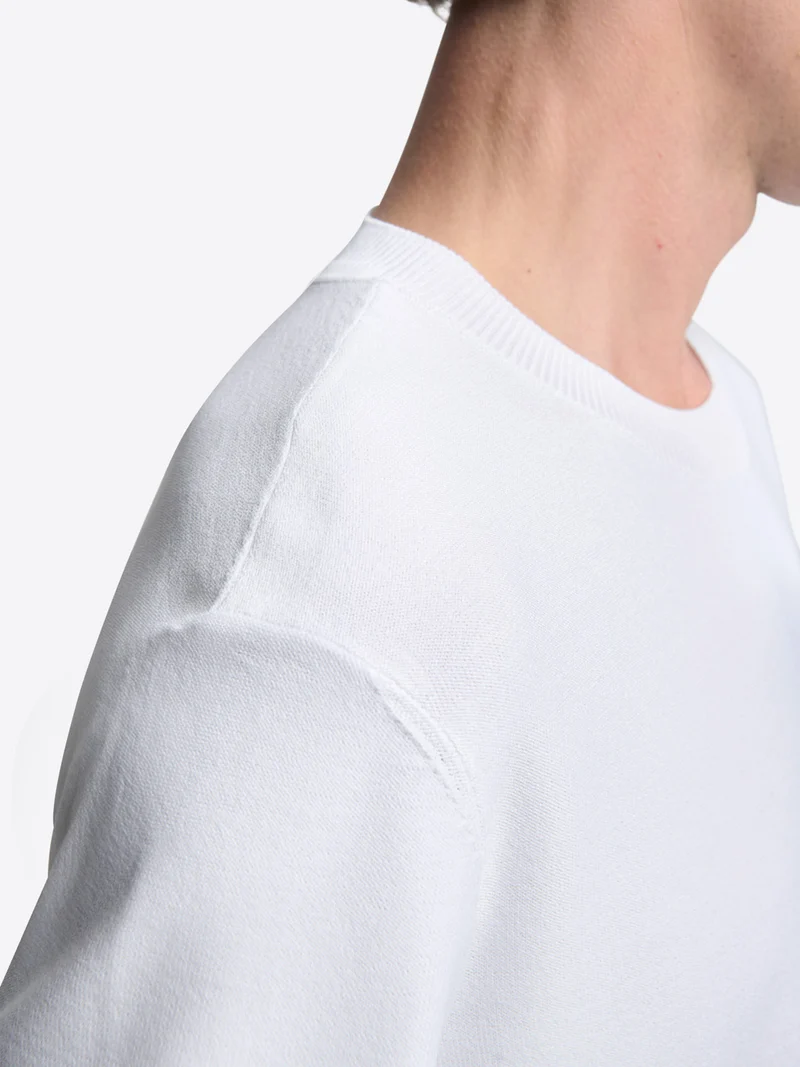 T-shirt col rond en maille