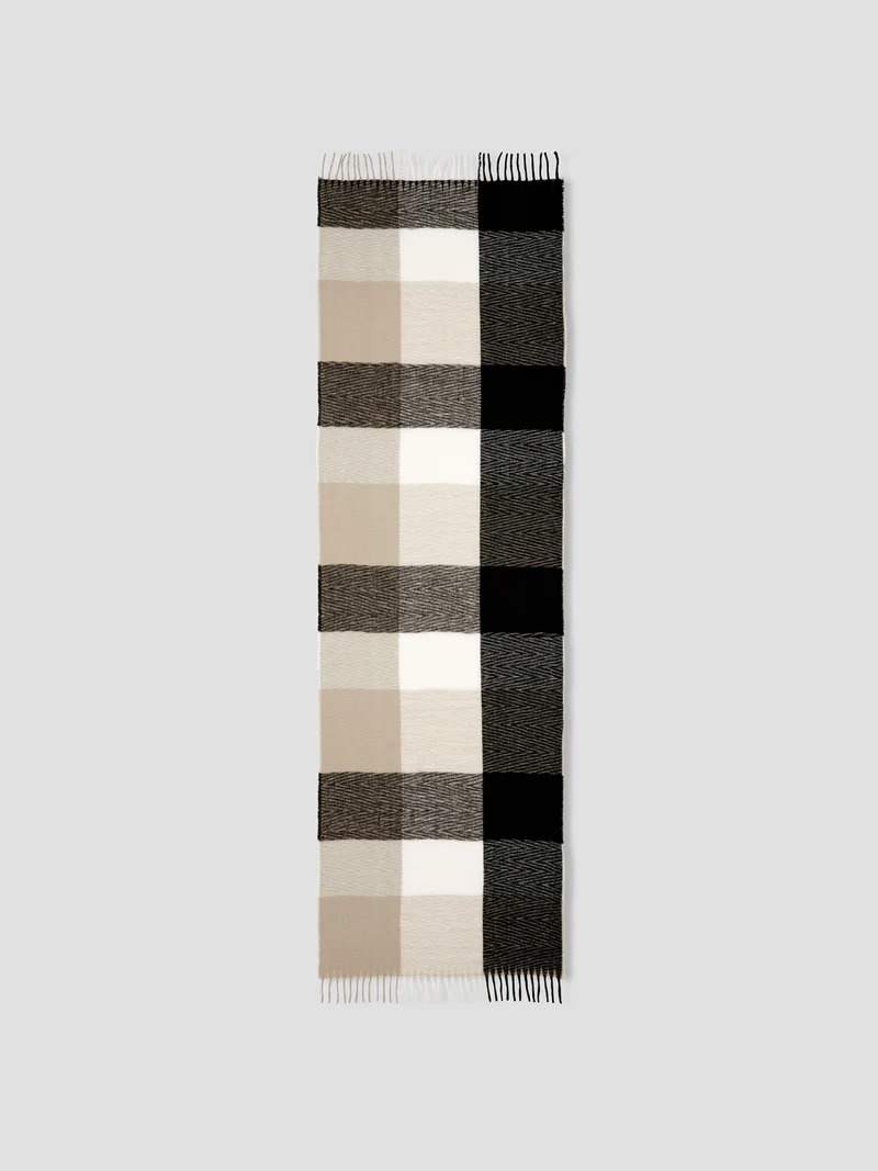 Echarpe plaid à carreaux