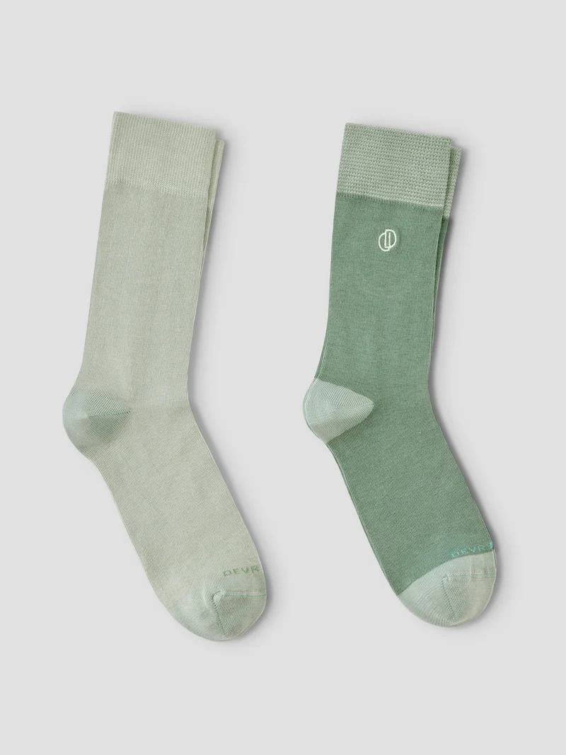 Lot de 2 paires de chaussettes en coton
