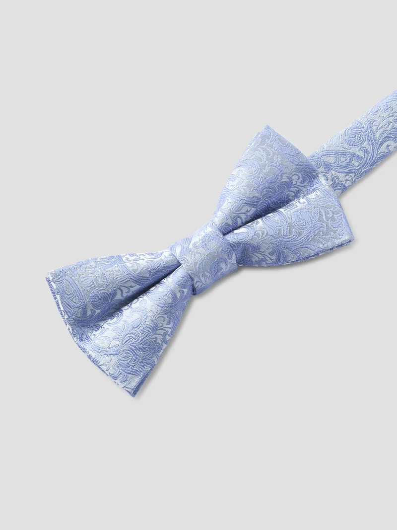 Nœud papillon en soie fleuri