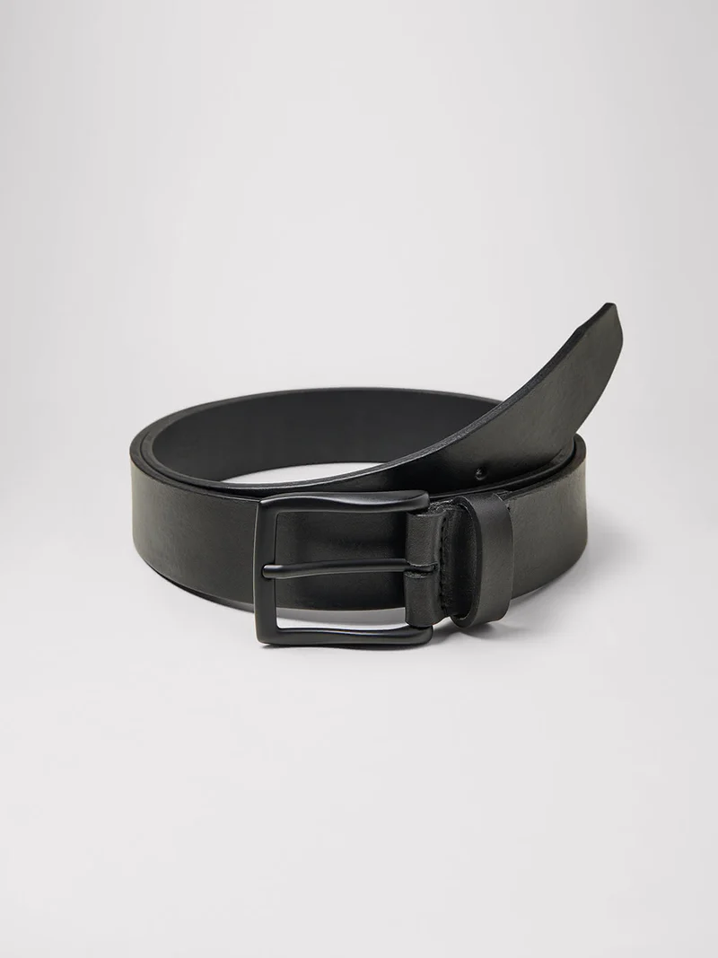 Ceinture en cuir lisse