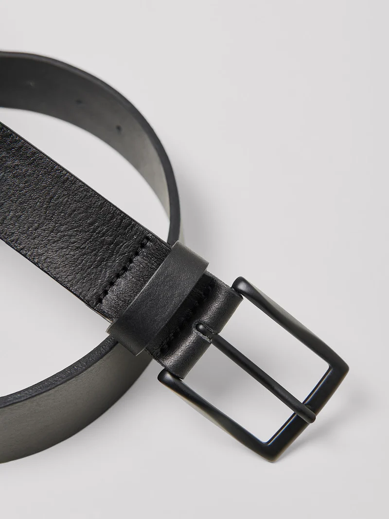 Ceinture en cuir lisse