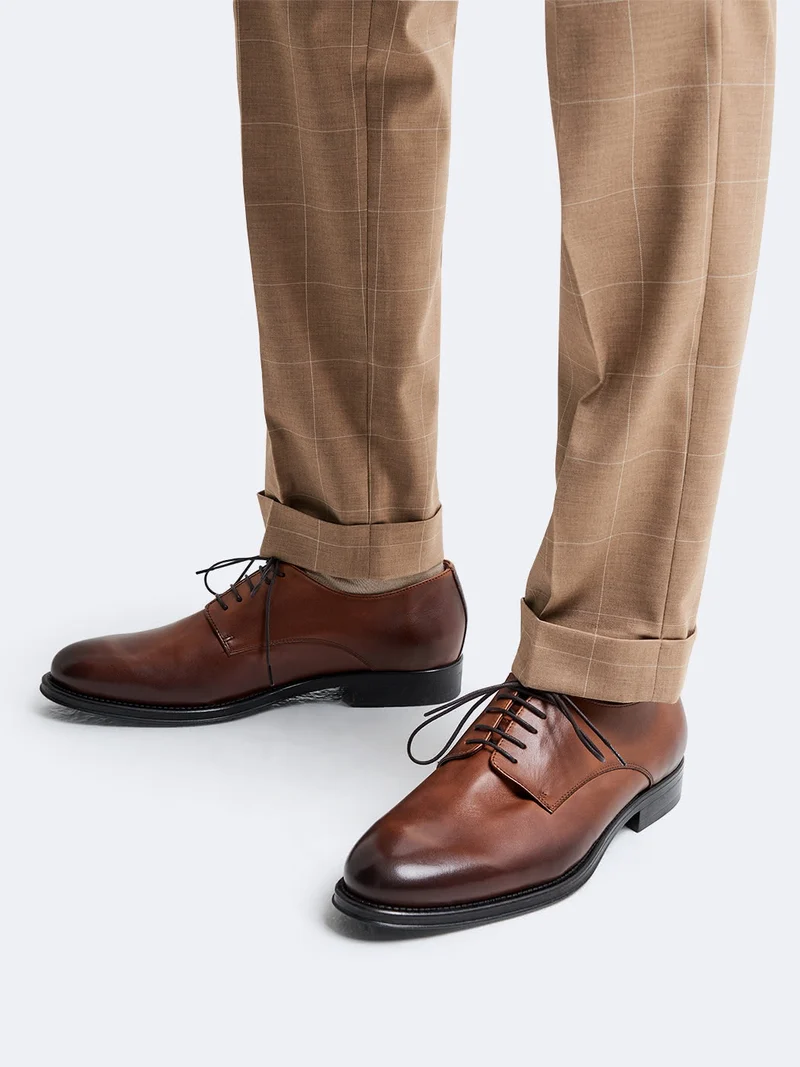 Derbies en cuir