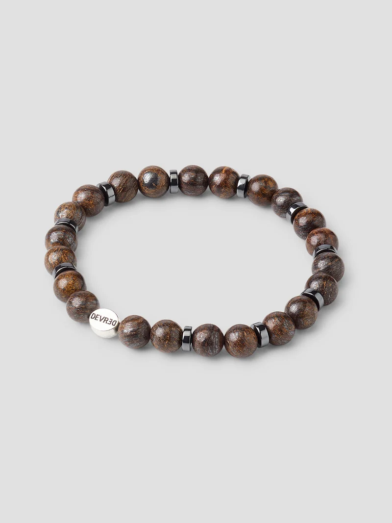 Bracelet en perles de bois
