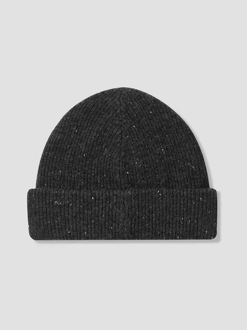 Bonnet en laine mouchetée - L'atelier