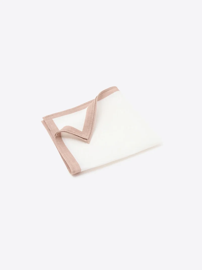 Pochette de costume en lin