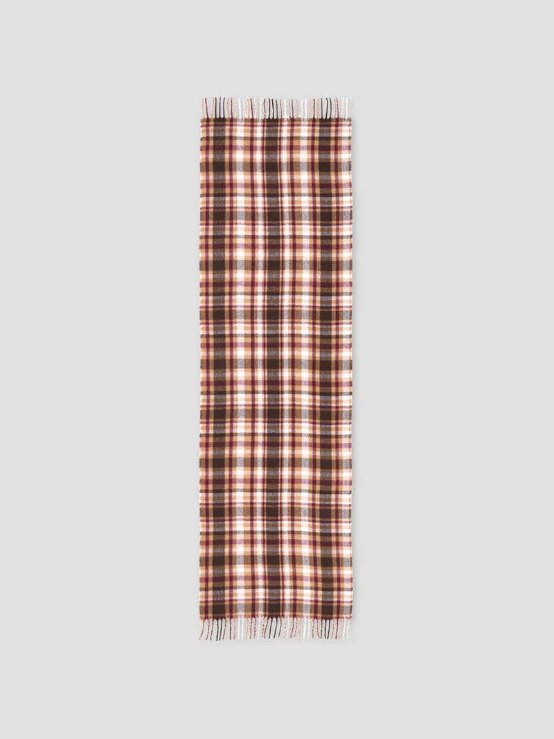 Echarpe plaid à carreaux