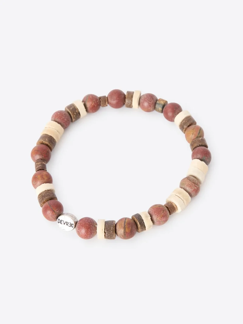 Bracelet en perles de bois