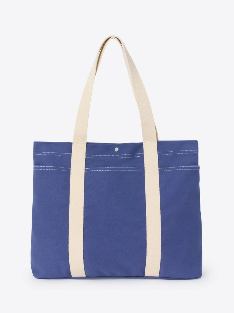 Tote bag en toile bicolore - L'atelier