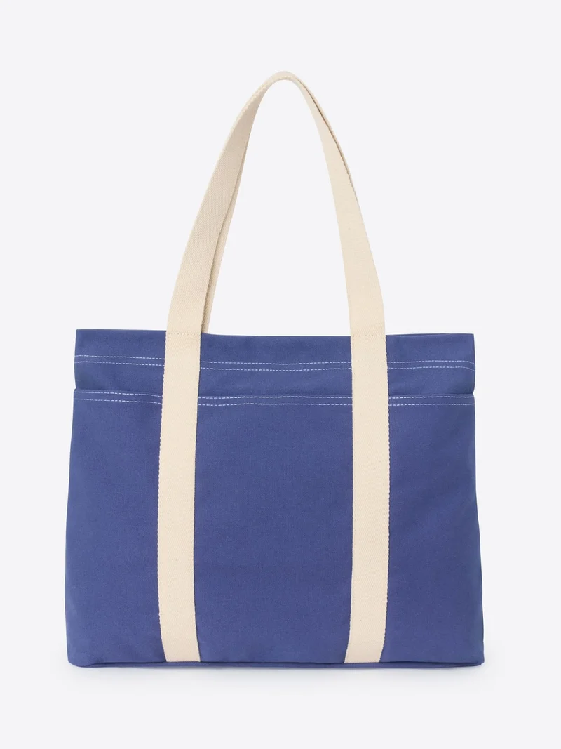 Tote bag en toile bicolore - L'atelier