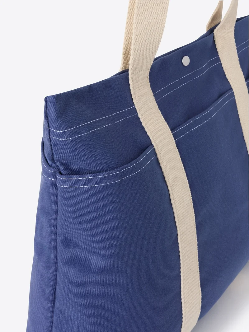 Tote bag en toile bicolore - L'atelier