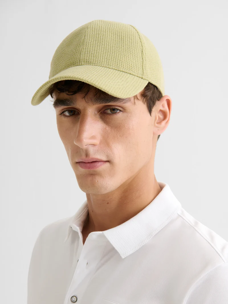 Casquette baseball gauffrée