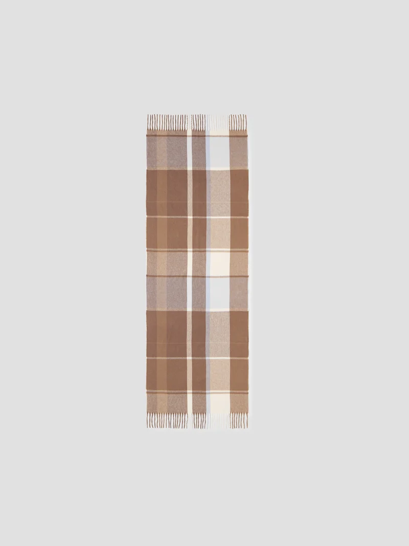 Echarpe plaid à carreaux
