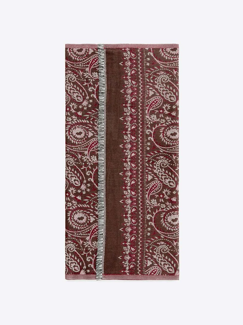 Echarpe tissée à motif