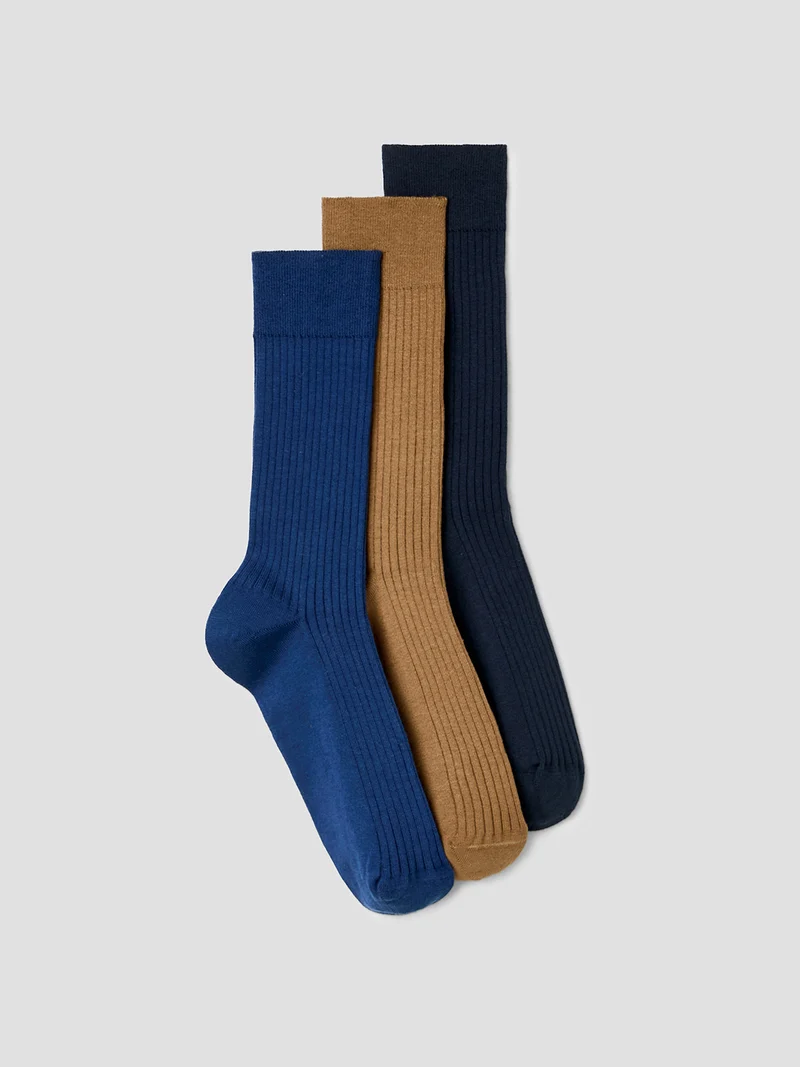 Coffret chaussettes côtelées