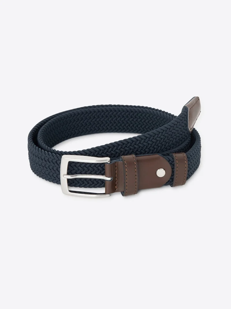 Ceinture tressée élastiquée