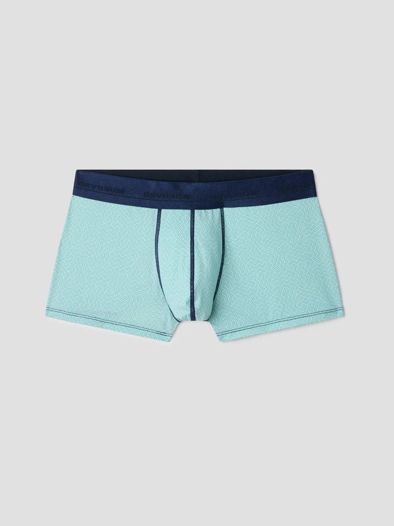 Boxer en coton supima mercerisé à motif