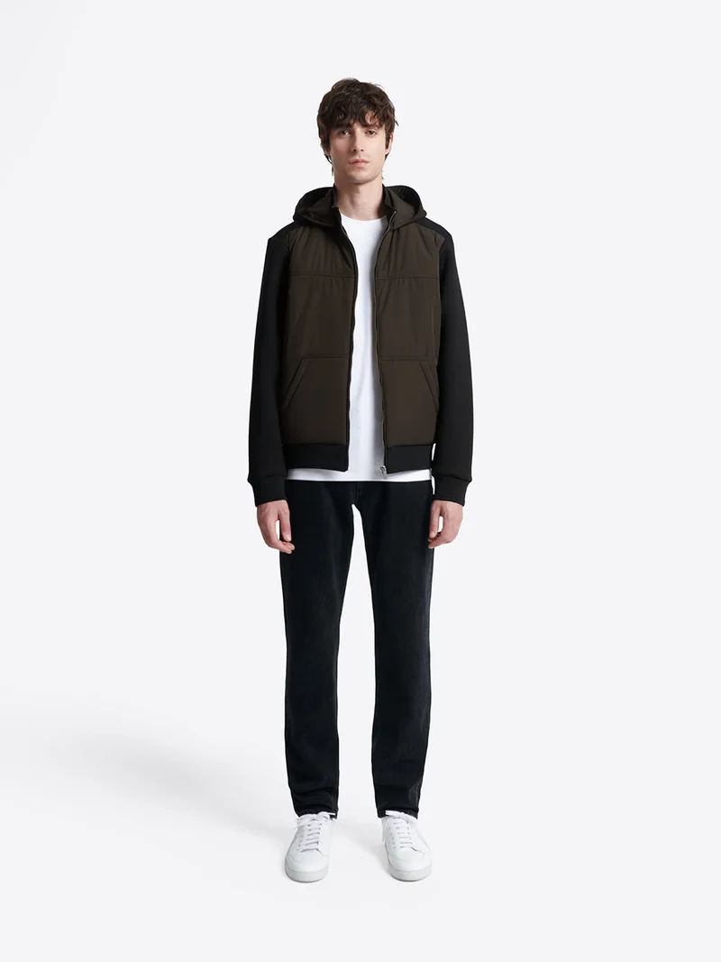 Sweat à capuche matelassé