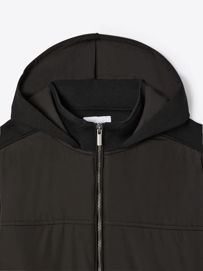 Sweat à capuche matelassé