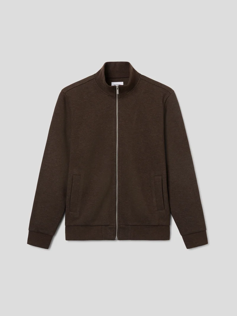 Sweat col zippé