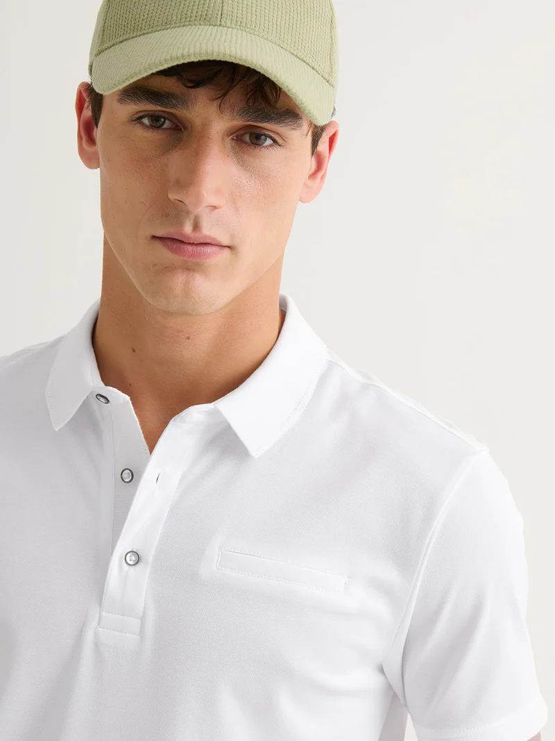 Polo boutonné