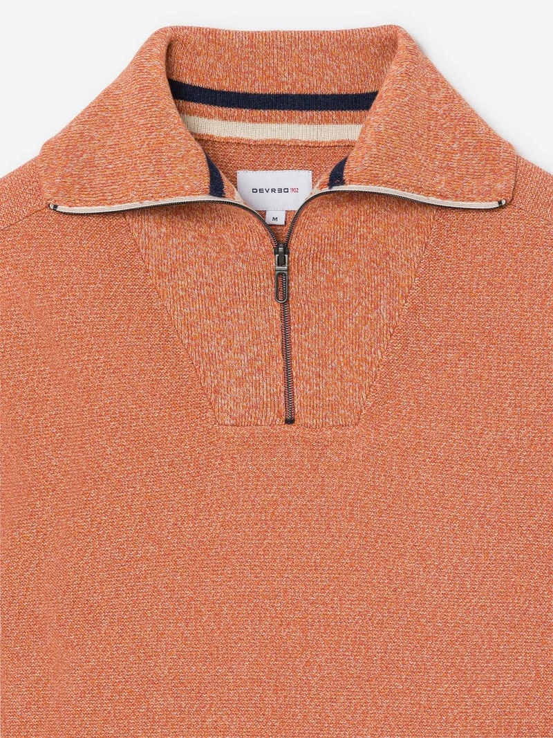Pull col camionneur en coton bio