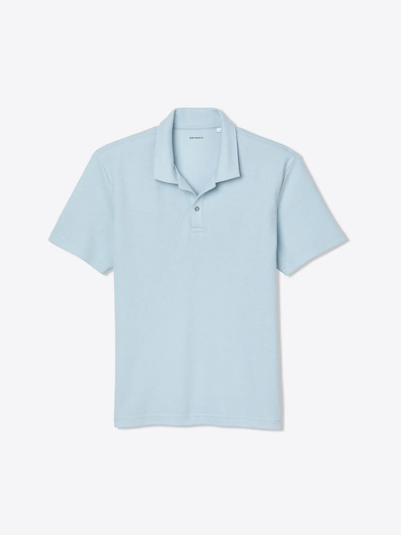 Polo col requin en coton