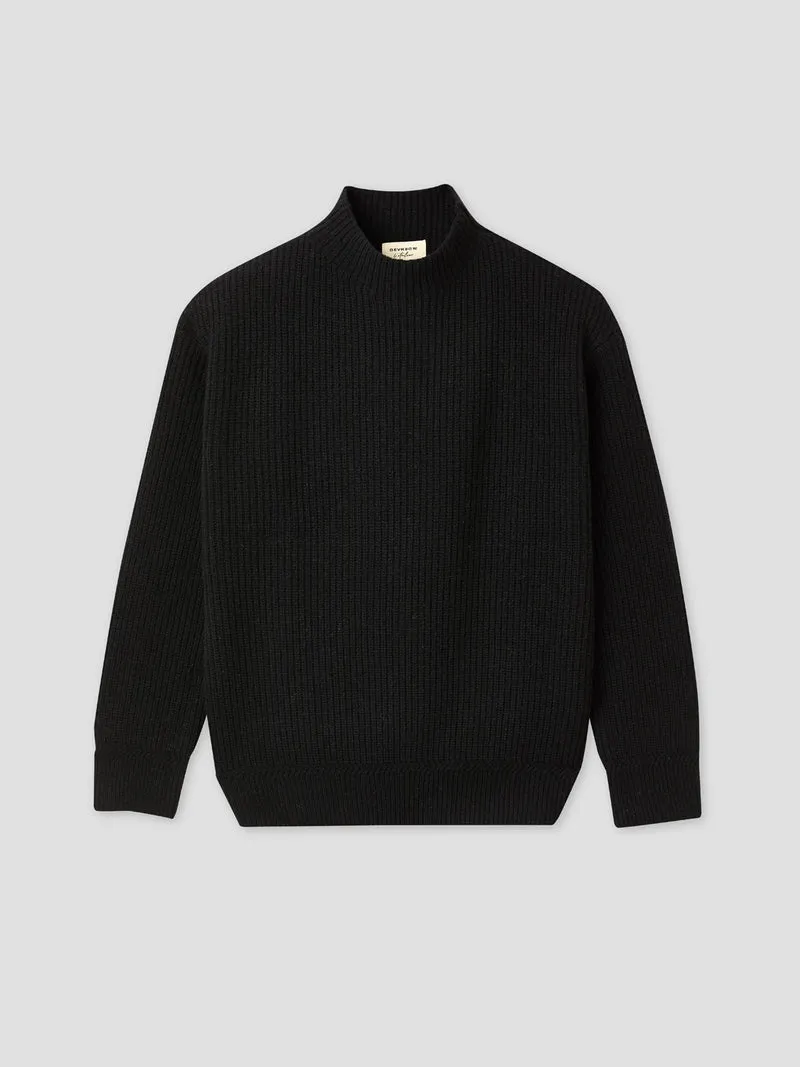 Pull côtelé col cheminée - L'atelier