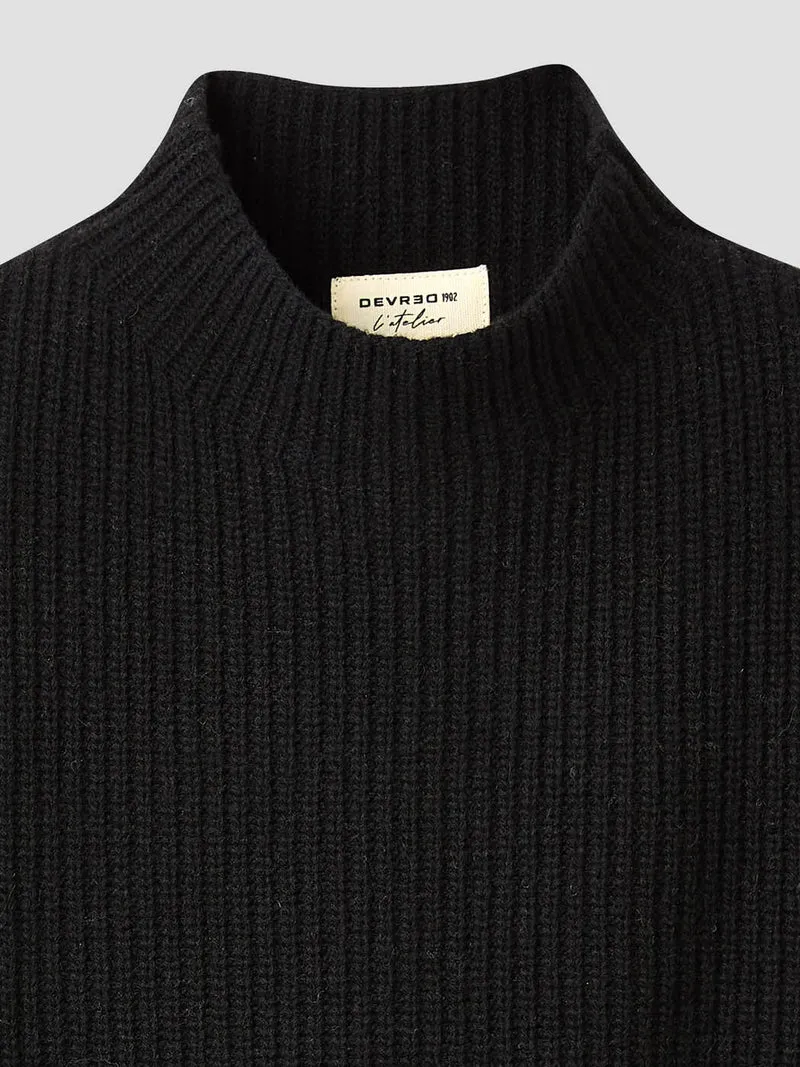 Pull côtelé col cheminée - L'atelier
