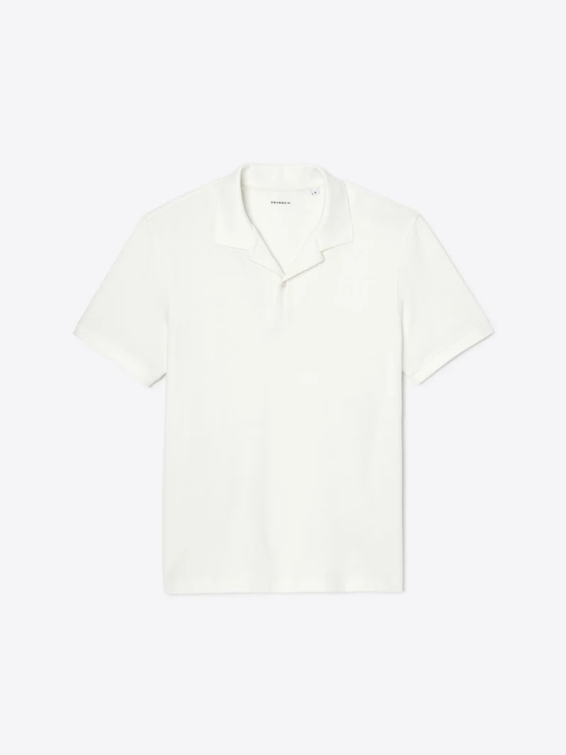 Polo col requin en coton