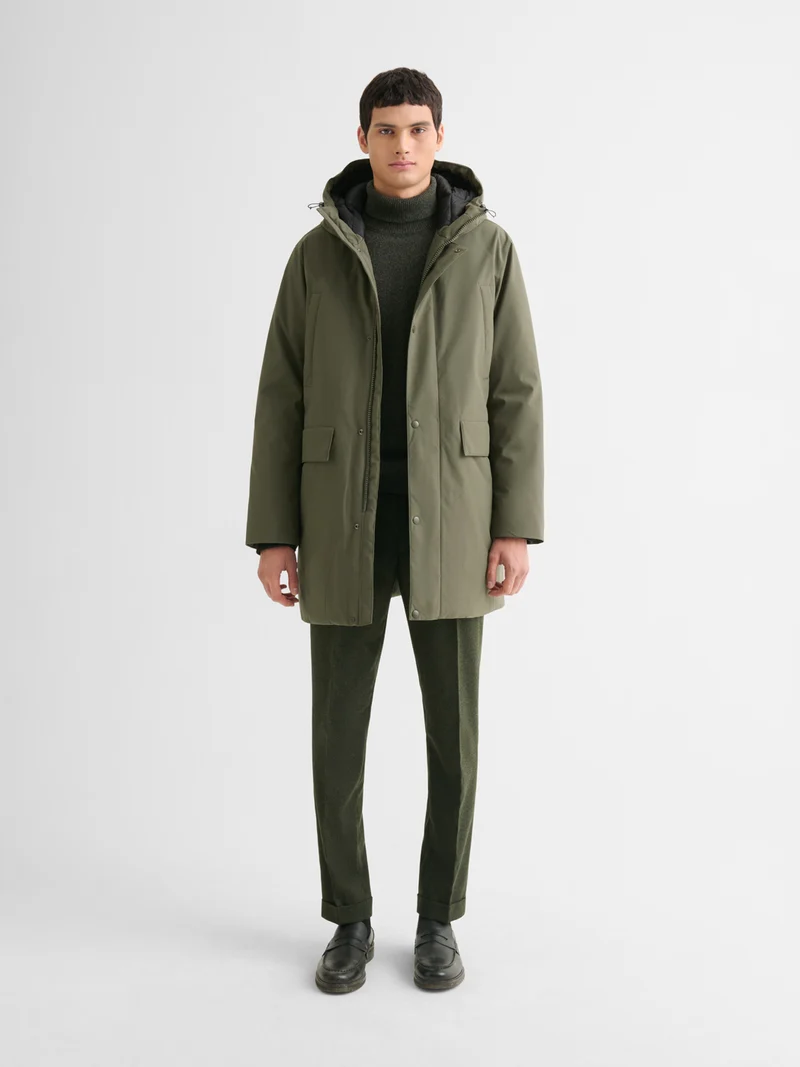 Pull col roulé jersey chiné