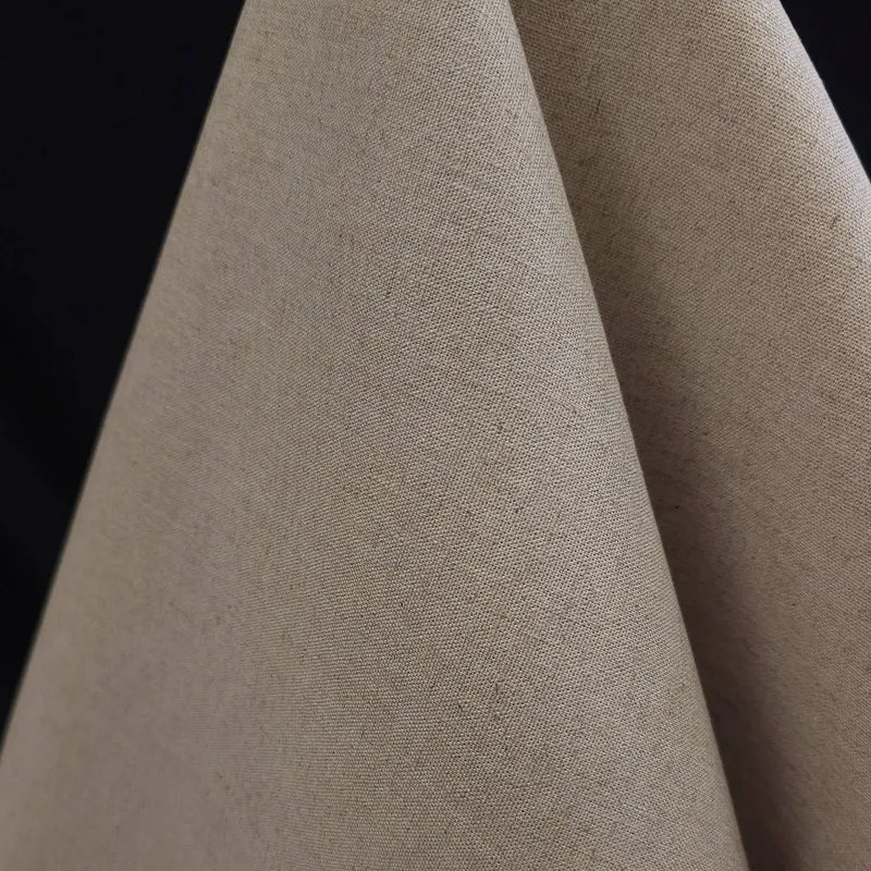 Tissu extensible en mélange de rayonne et de lin