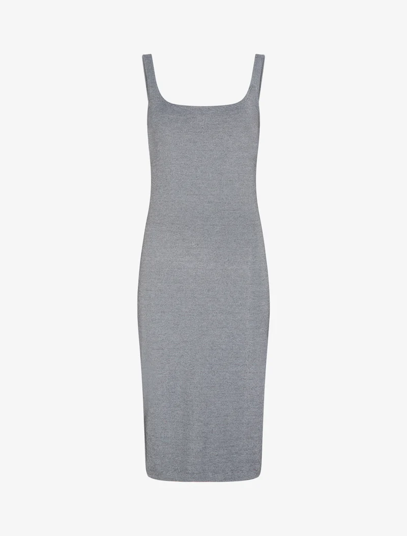 Robe basic stretch - Gris foncé