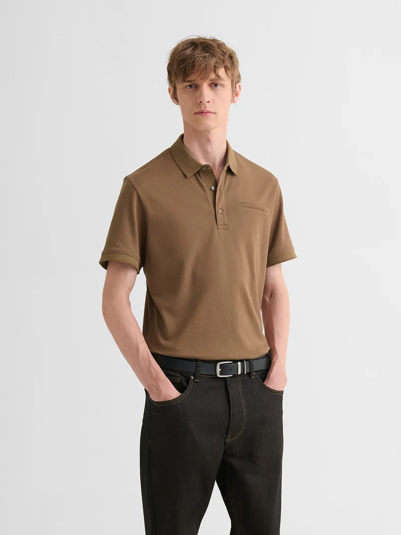 Polo boutonné