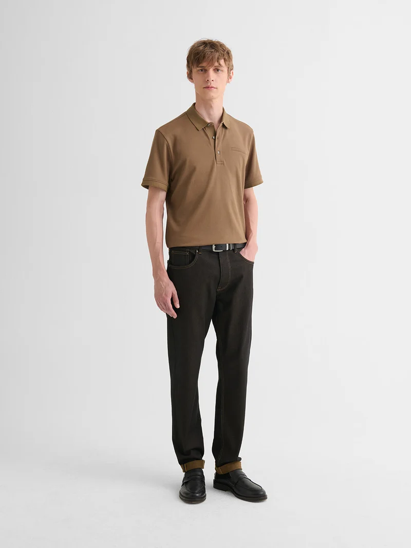 Polo boutonné