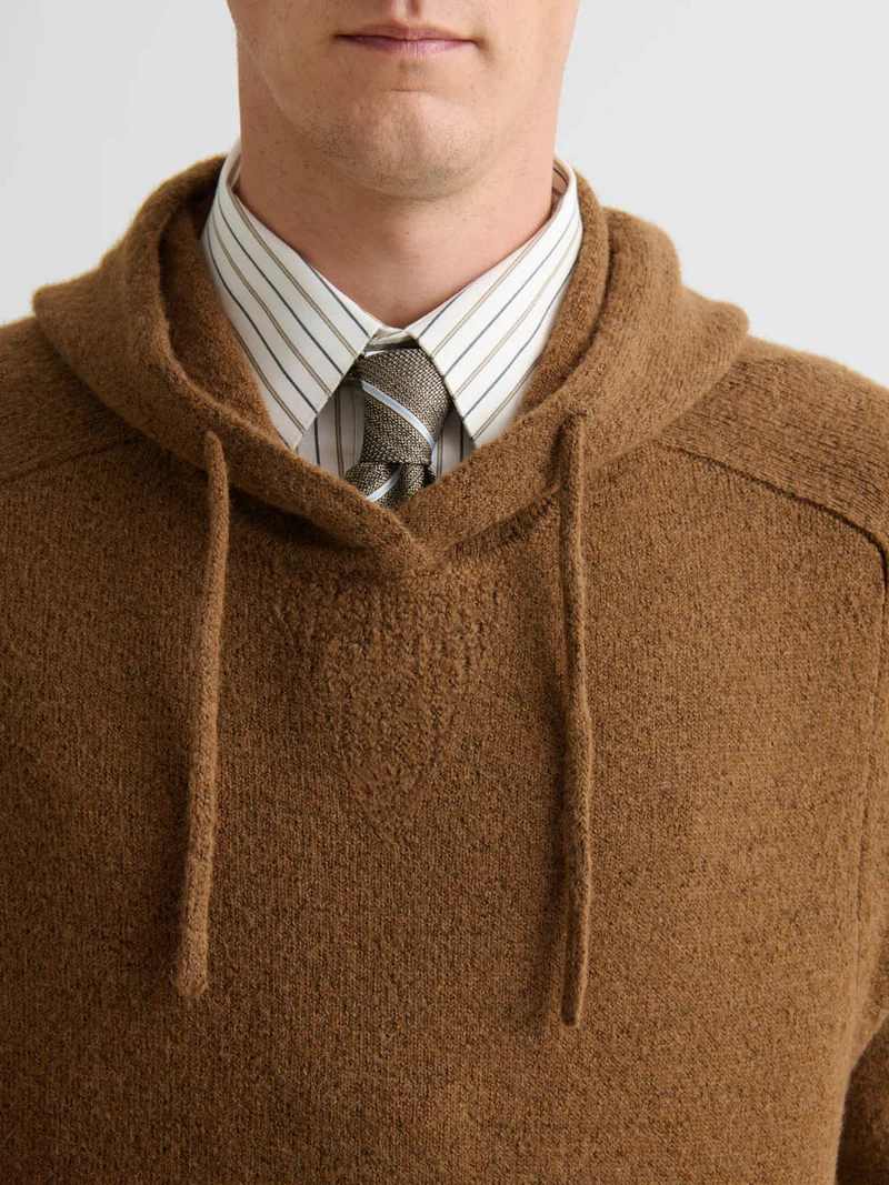 Pull à capuche en jersey