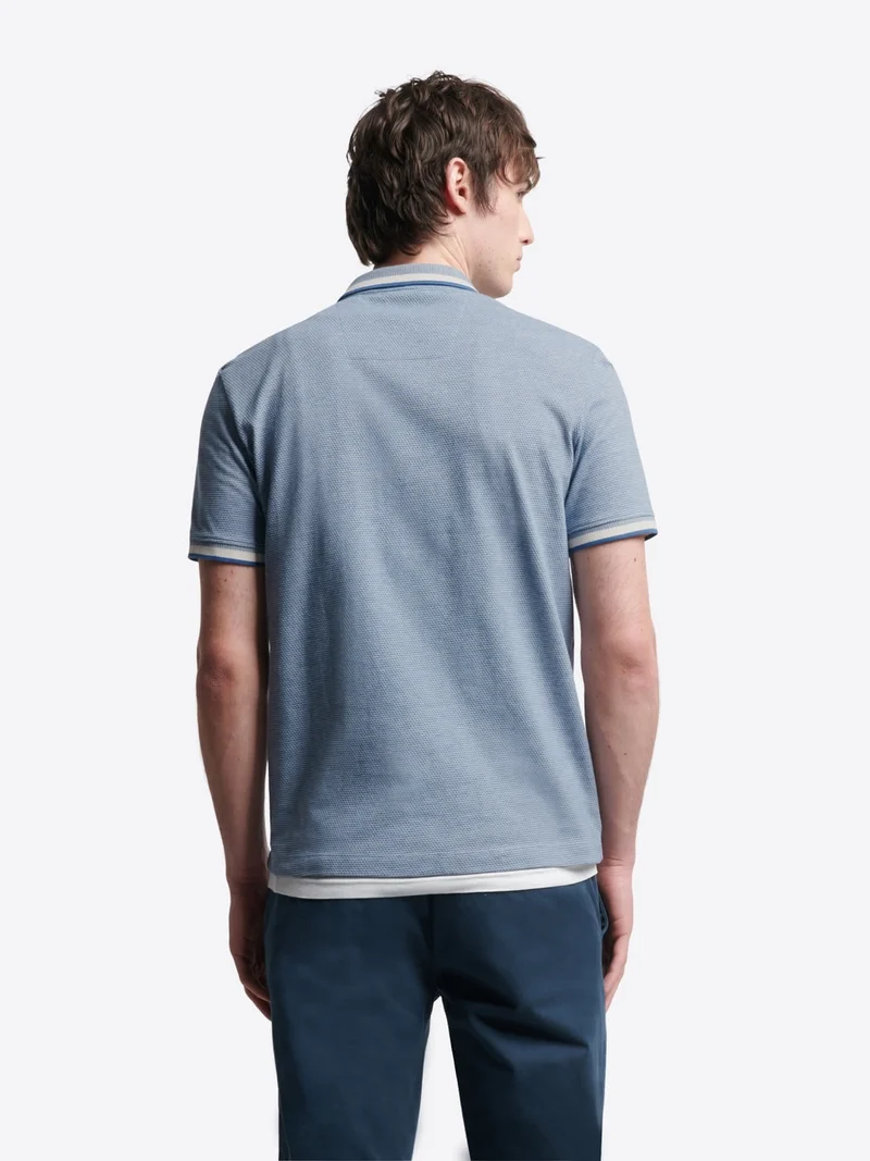 Polo col boutonné en coton bio